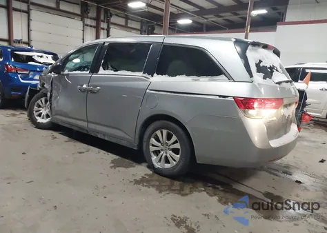 2016 Honda Odyssey Ex-L из США, поврежденный, VIN 5FNRL5H66GB091811